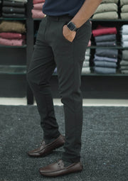 Premium Slim Fit Lycra Pants for Men – Stylish & Comfortable - Black